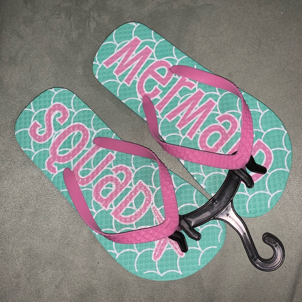 Kids “Mermaid Squad” Sandals